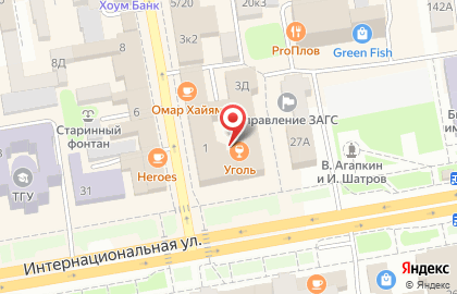 ОАО Восточный экспресс банк на Интернациональной улице на карте