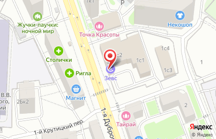 Терминал МТС-Банк на 1-й Дубровской улице на карте