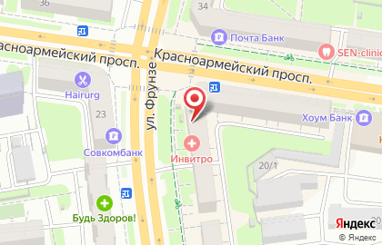 Багетная мастерская Вернисаж на Красноармейском проспекте на карте