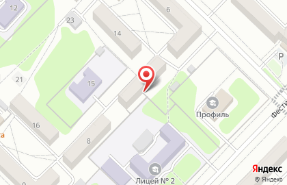 ОАО Белореченское на Фестивальной улице на карте
