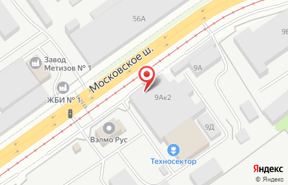 Автокомплекс в Засвияжском районе на карте