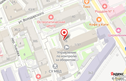 Банкомат Банк Финансовая Корпорация Открытие на площади Свободы на карте