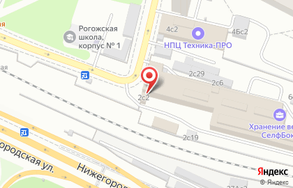 Центр хранения Инбокс в Нижегородском районе на карте