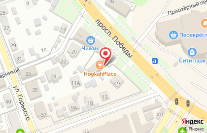 Центр паровых коктейлей HookahPlace на улице Белинского на карте
