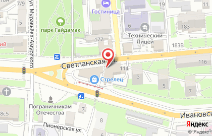 Аптека OVita.ru на Светланской улице на карте