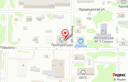 Районная прокуратура в Николаевск-на-Амуре на карте