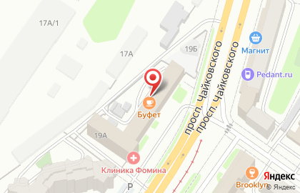 ОМИС на проспекте Чайковского на карте