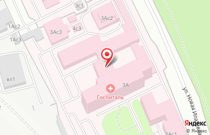 Клинический госпиталь Медико-санитарная часть МВД РФ по г. Москве на карте