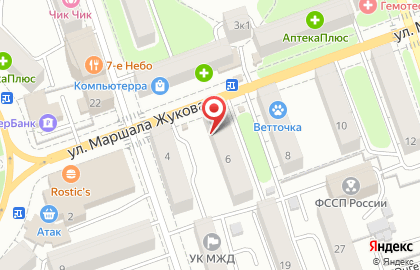 Магазин эротических товаров Vandersex на улице Маршала Жукова на карте