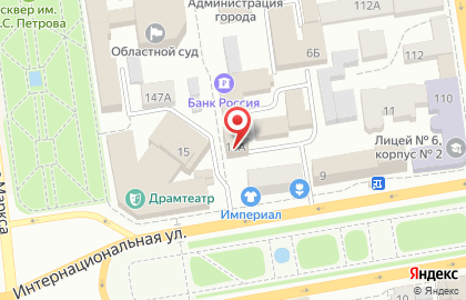 Газпром межрегионгаз Тамбов на Интернациональной улице на карте