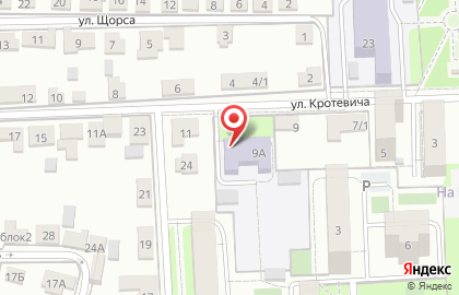 Детский сад №62 в Правобережном районе на карте