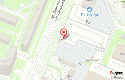 Автостоянка в Санкт-Петербурге на карте