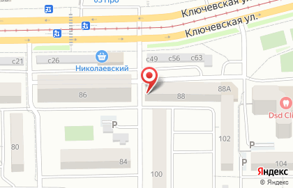 Магазин бытовой химии Барис на Ключевской улице, 88 на карте