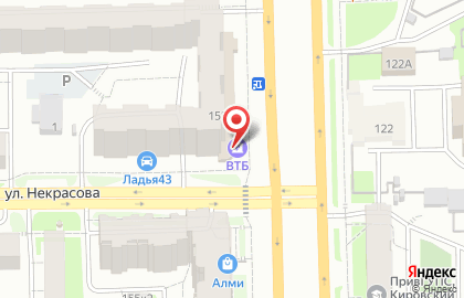 Архитектура в Кирове на карте