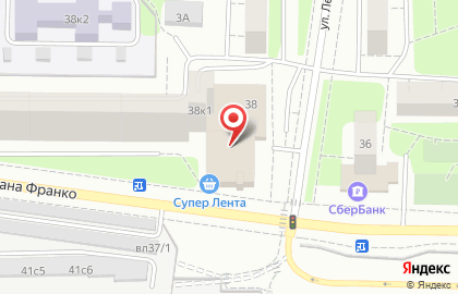 Сервисный центр Инспектор Гаджет на улице Ивана Франко на карте