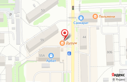Киоск по продаже кондитерских изделий на улице Горького на карте