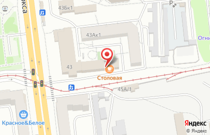 Столовая в Омске на карте