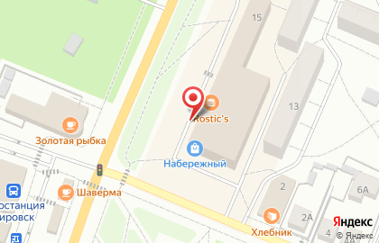 Салон связи Связной на Набережной улице на карте