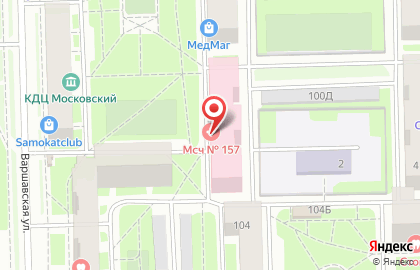 Аптека Фармадом на метро Московская на карте