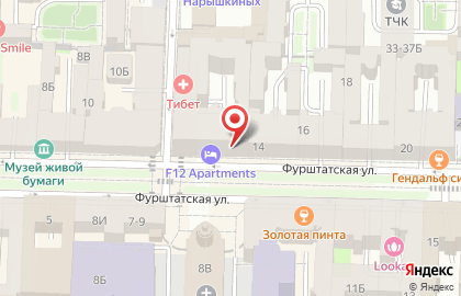 Орион на Фурштатской улице на карте