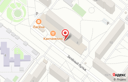 Планета Холидей на Зелёном бульваре на карте
