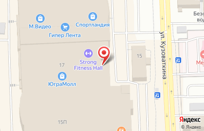 Карусель Югра на карте