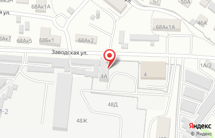 Компания БазСтрой на Заводской улице на карте