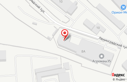 Торговая компания Спецкомплект в Вологде на карте