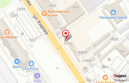 Экспресс-кафе вьетнамской кухни в Октябрьском районе на карте