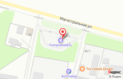 Газпромнефть в Ханты-Мансийске на карте