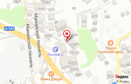 Продуктовый магазин в Сочи на карте