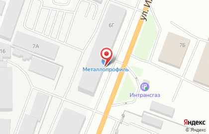 Производственная компания Завод Металлопрофиль на улице Ильюшина на карте