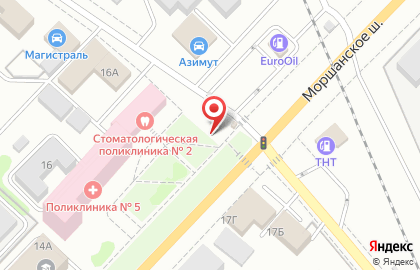 Киоск быстрого питания Русский Аппетит в Тамбове на карте