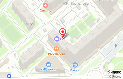Служба экспресс-доставки Сдэк на Тихоокеанской улице на карте