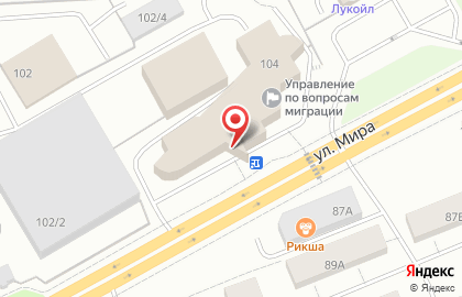 Служба жилищного и строительного надзора Ханты-Мансийского автономного округа-Югры в Ханты-Мансийске на карте
