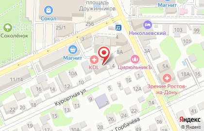 Центр психологической помощи Люмос в Ростове-на-Дону на карте