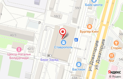 ЗАО ЮНИК на улице Доваторцев на карте