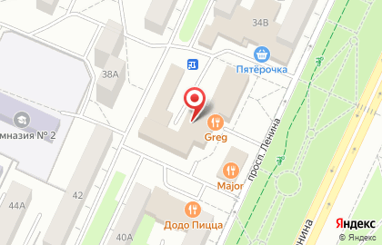 Роскомснаббанк ПАО на проспекте Ленина на карте