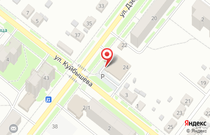 Супермаркет Пятёрочка на улице Дзержинского на карте