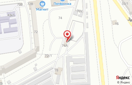 Автостоянка в Астрахани на карте