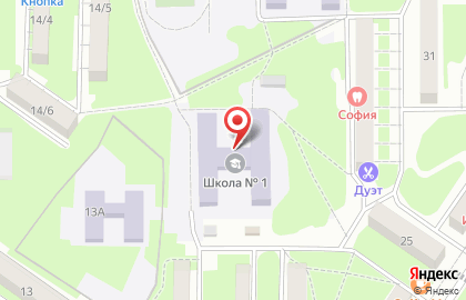Школа №1 во Владивостоке на карте