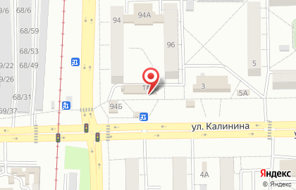 Продовольственный магазин Мускат на Калинина на карте