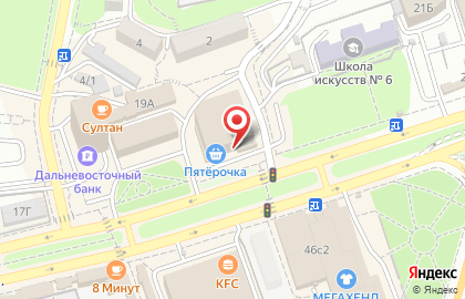 Банкомат Газпромбанк, филиал в г. Владивостоке на Русской улице, 19в на карте