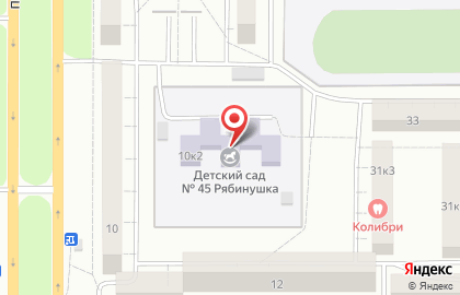 Детский сад №45 в Комсомольске-на-Амуре на карте