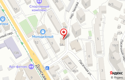 Мини-маркет Авоська в Центральном районе на карте