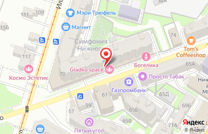 Росгосстрах банк в Нижнем Новгороде на карте