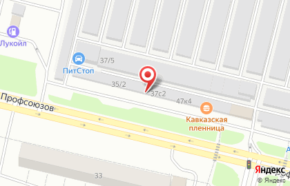 Торговая компания Колортех на улице Профсоюзов на карте