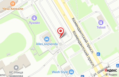 Автостоянка ИнСтройВест на карте