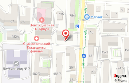 Компас Трезвости в Ставрополе на карте