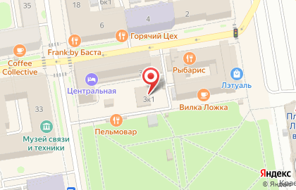 Кафе бурятской и японской кухни Big.Buuza & roll в Центральном районе на карте